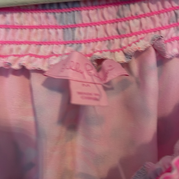 Lilly PulitzerSparkly  Myri Swirling Seadream Romper sz medium NWT Brand New - Picture 5 of 9